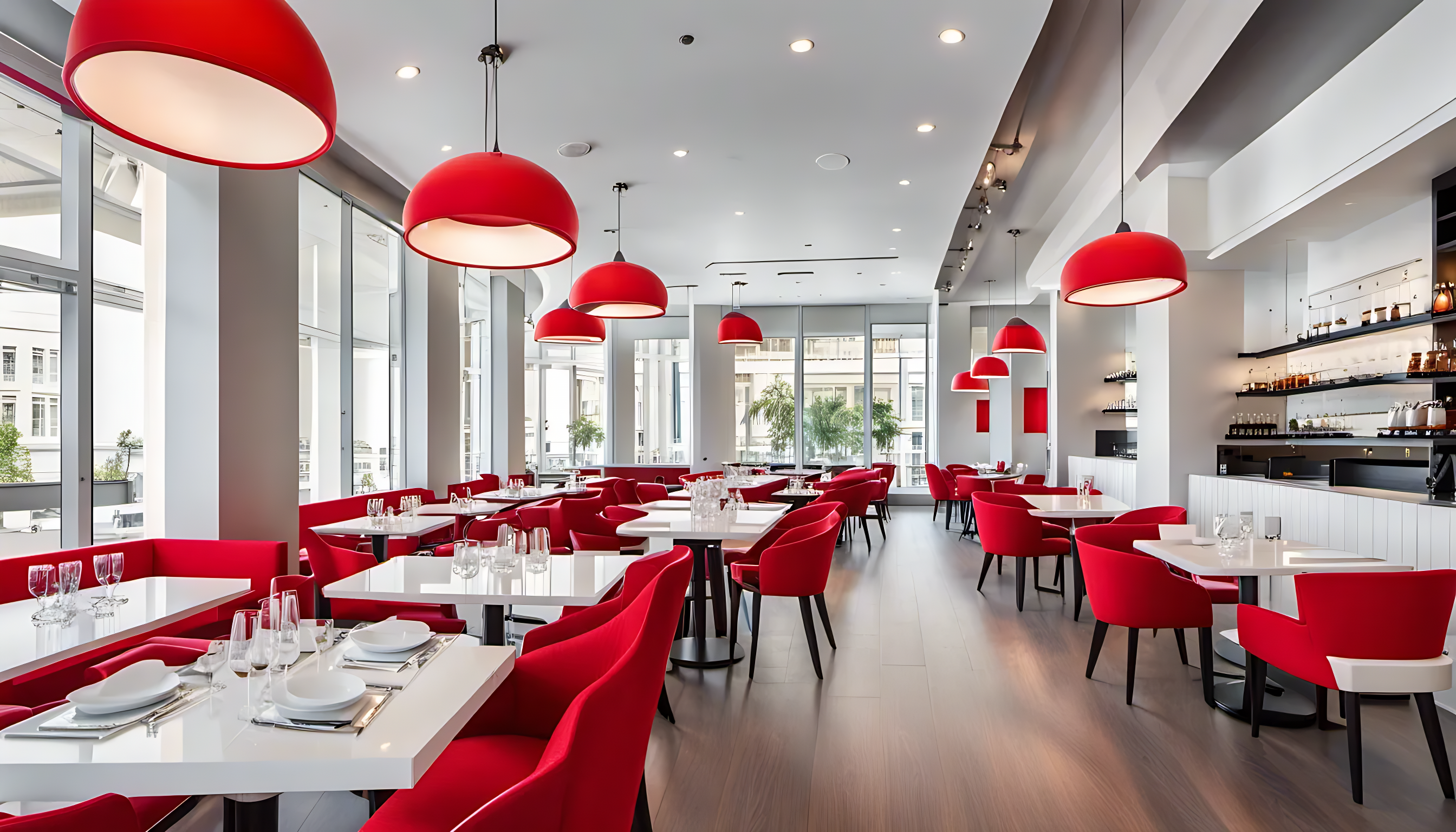 Best Restaurant Interior Design Ideas by AI